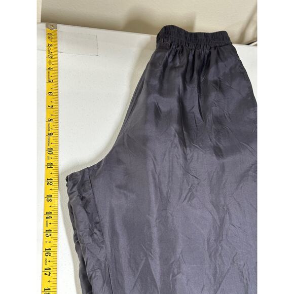 Otello Pelle Track Suit Womens Small Gray Brown Silk Windbreaker Jacket Pants‎ - Picture 15 of 16